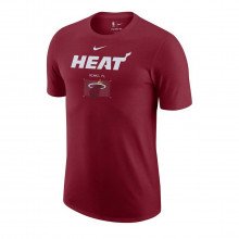 Nike Dr6625 T-shirt Nba City Miami Heat Abbigliamento Basket Uomo