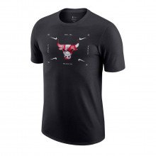 Nike Dz0265 T-shirt Bulls Logo Abbigliamento Basket Uomo