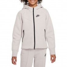 Nike Fd2979 Felpa Full Zip Con Cappuccio Tech Fleece Bambina Abbigliamento Bambino Junior