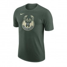 Nike Fj0247 T-shirt Nba Team Logo Bucks Abbigliamento Basket Uomo