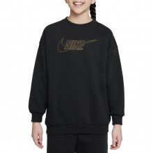 Nike Fj6161 Felpa Girocollo Logo Shine Bambina Abbigliamento Bambino