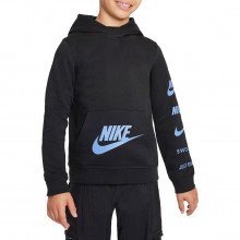 Nike Fn7724 Felpa Con Cappuccio Graphic Bambino Abbigliamento Bambino