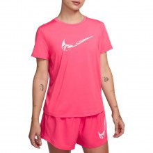 Nike Fv6373 T-shirt Dri-fit One Swoosh Hbr Donna Abbigliamento Running Donna