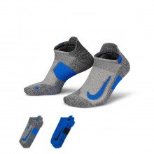 Nike Sx7554 Calze Multiplier No Show - 2 Pack Abbigliamento Running Uomo