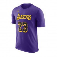 Nike Jordan Dv5778 T-shirt Statement Lebron Lakers Abbigliamento Basket Uomo