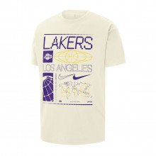 Nike Jordan Fq6086 T-shirt Cts Ww Mx90 Lakers Abbigliamento Basket Uomo