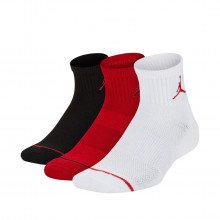 Nike Jordan Wj0009 Calze Quarter 3 Pack Bambino Abbigliamento Bambino
