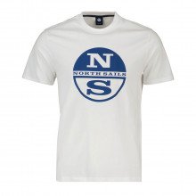 North Sails 692837 T-shirt Macro Logo Casual Uomo