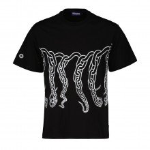Octopus 23sots32 T-shirt Chain Street Style Uomo