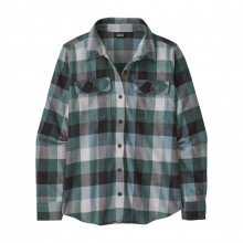 Patagonia 42405 W's L/s Organic Cotton Mw Fjord Flannel Shirt Abbigliamento Montagna Donna