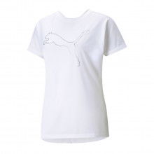 Puma 520260 T-shirt Training Logo Donna Abbigliamento Training E Palestra Donna