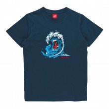 Santa Cruz Sca T-shirt Screaming Wave Front Bambino Abbigliamento Bambino