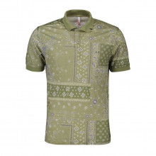 Sun 68 A33135 Polo Full Print Lino Casual Uomo