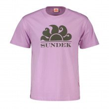 Sundek M021tej7800 T-shirt Logo A Contrasto Casual Uomo