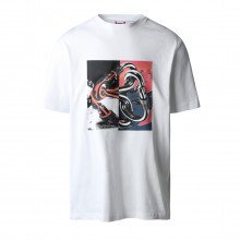 The North Face Nf0a823yfn4 T-shirt Graphic Street Style Uomo