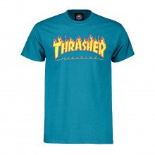 Thrasher 311019 T-shirt Flame Street Style Uomo