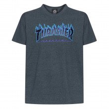 Thrasher 311019 T-shirt Thrasher Magazine Flame Logo Street Style Uomo