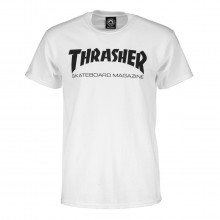 Thrasher 311027 T-shirt Thrasher Skate Mag Bianca Street Style Uomo