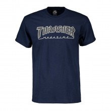 Thrasher 311172 T-shirt Outline Street Style Uomo
