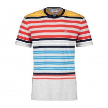 Tommy Jeans Dm0dm07465 T-shirt A Righe Multicolor Casual Uomo
