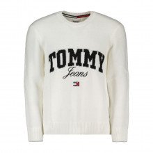 Tommy Jeans Dm0dm17759 Maglione Girocollo Relaxed New Varsity Casual Uomo