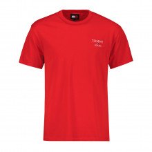 Tommy Jeans Dm0dm18872 T-shirt Logo Ricamato Casual Uomo