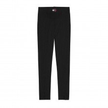 Tommy Jeans Dw0dw14988 Leggings A Coste Con Spacchi Donna Casual Donna