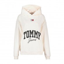 Tommy Jeans Dw0dw16399 Felpa Cappuccio Over Size Donna Casual Donna