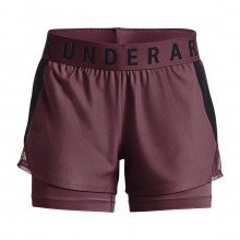 Under Armour 1351981 Short Play Up 3" 2 In 1 Donna Abbigliamento Training E Palestra Donna