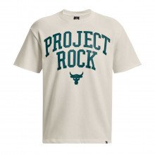 Under Armour 1377435 T-shirt Heavyweight Terry Project Rock Abbigliamento Training E Palestra Uomo