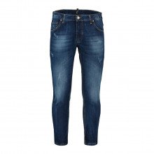 V2 Jubl Jeans Con Patch Tasca Casual Uomo