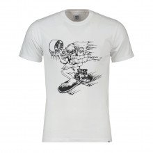 Vans Vn00061fwht T-shirt Alva Skates Street Style Uomo