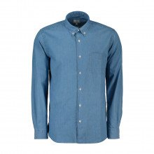 Woolrich Cfwosi0093mrut3116 Camicia In Chambray Casual Uomo